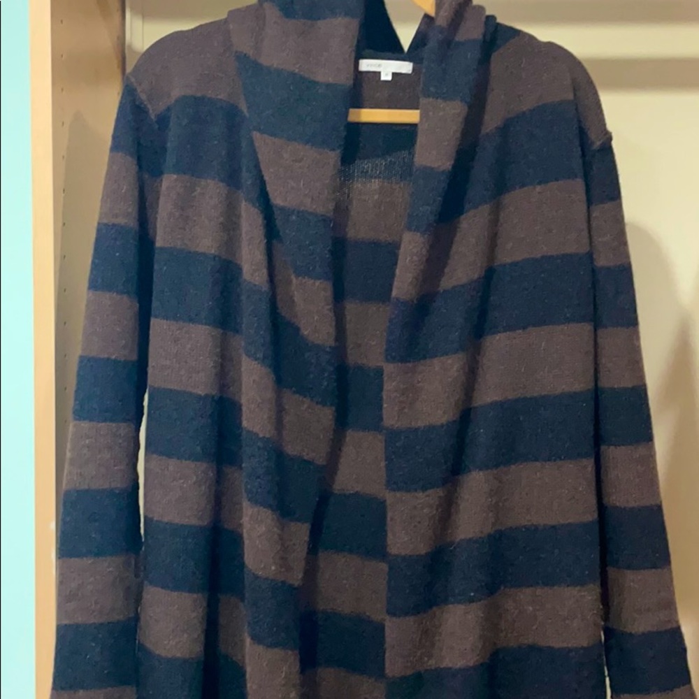 Vince open hooded cardigan